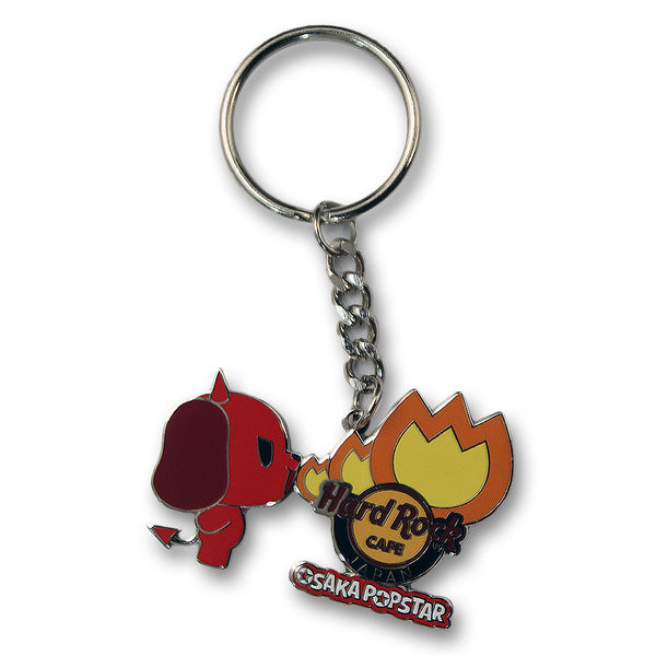 Devil Dog Hard Rock Keychain