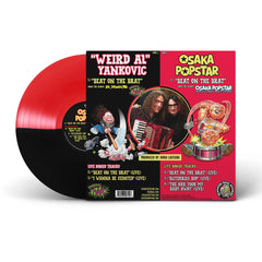 Weird Al / Osaka Popstar “Beat on the Brat” 12-inch HALF RED/HALF BLACK vinyl