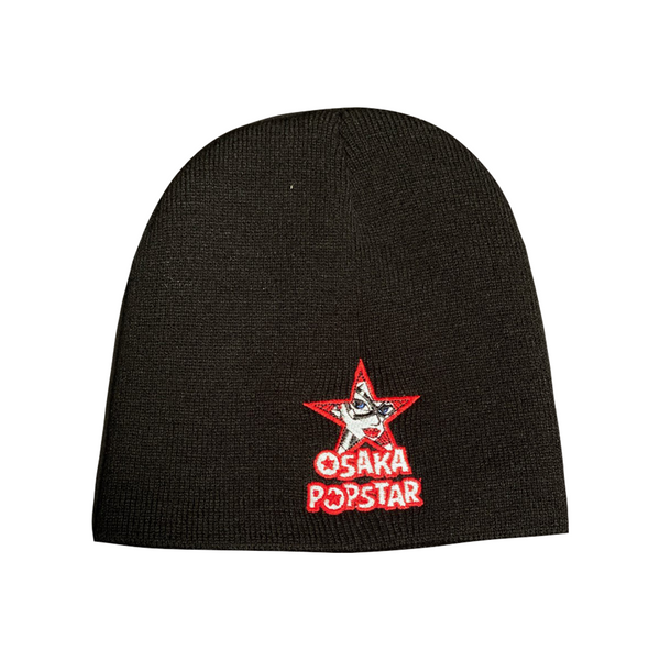 Embroidered Osaka Popstar “Super Hero Star” beanie