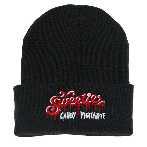 Sweetie Candy Vigilante Embroidered Logo Beanie