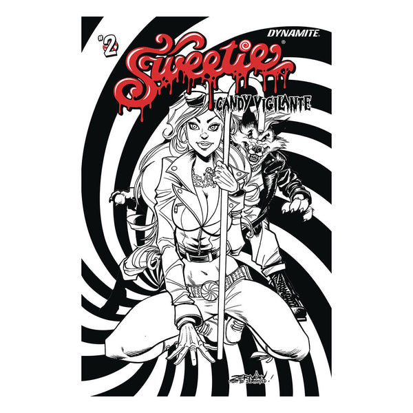 Sweetie Candy Vigilante Issue #2 Cover I (Incentive Jeff Zornow Line Art Cover)