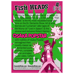 OSAKA POPSTAR / BARNES & BARNES 12” FISH HEADS (NEON PINK VINYL)