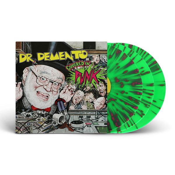 Dr. Demento Covered in Punk - Ltd Ed Online Exclusive Neon ‘gak' Green w/ ‘punk’ Pink Splatter Vinyl
