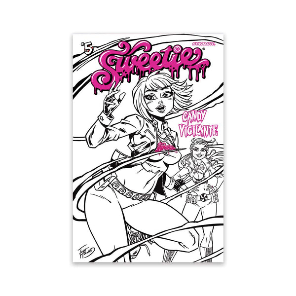 Sweetie Candy Vigilante Issue #5 Cover J (Josh Howard Line Art Cover)