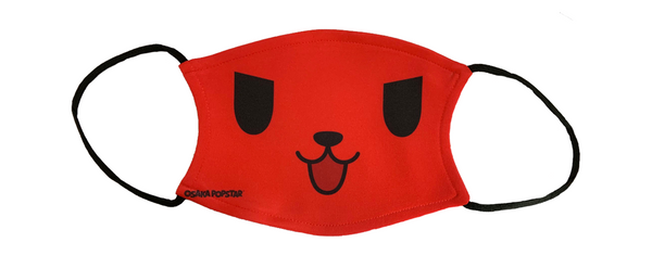 Red Devil Dog All Over Face Mask